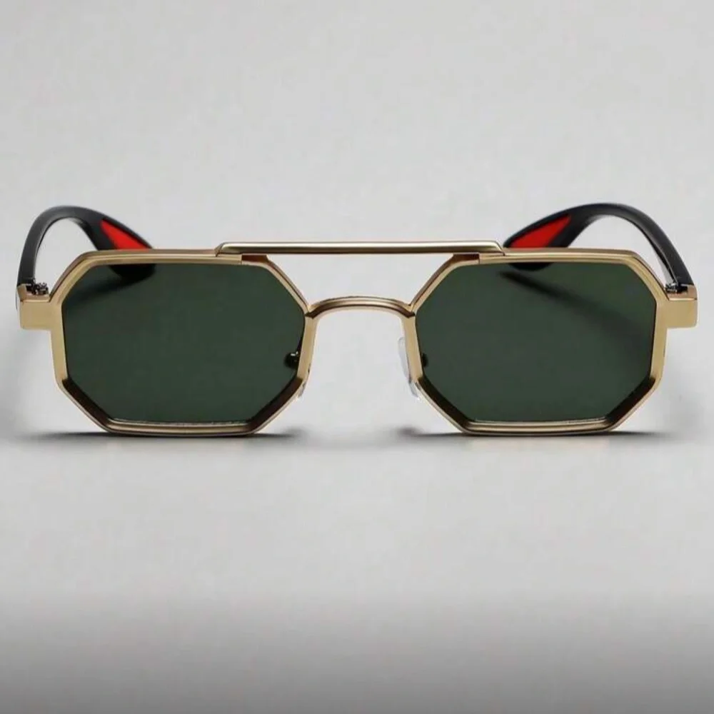 Gold and Black Sunglasses